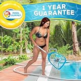 LATERN 60cm Pool Skimmer Net with Aluminum Pole Fine Mesh Green view 7