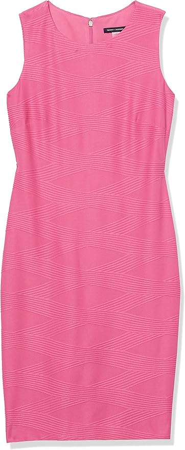 tommy hilfiger textured sheath dress