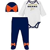 Gerber NFL Chicago Bears Girls BODYSUIT FOOTED PANT