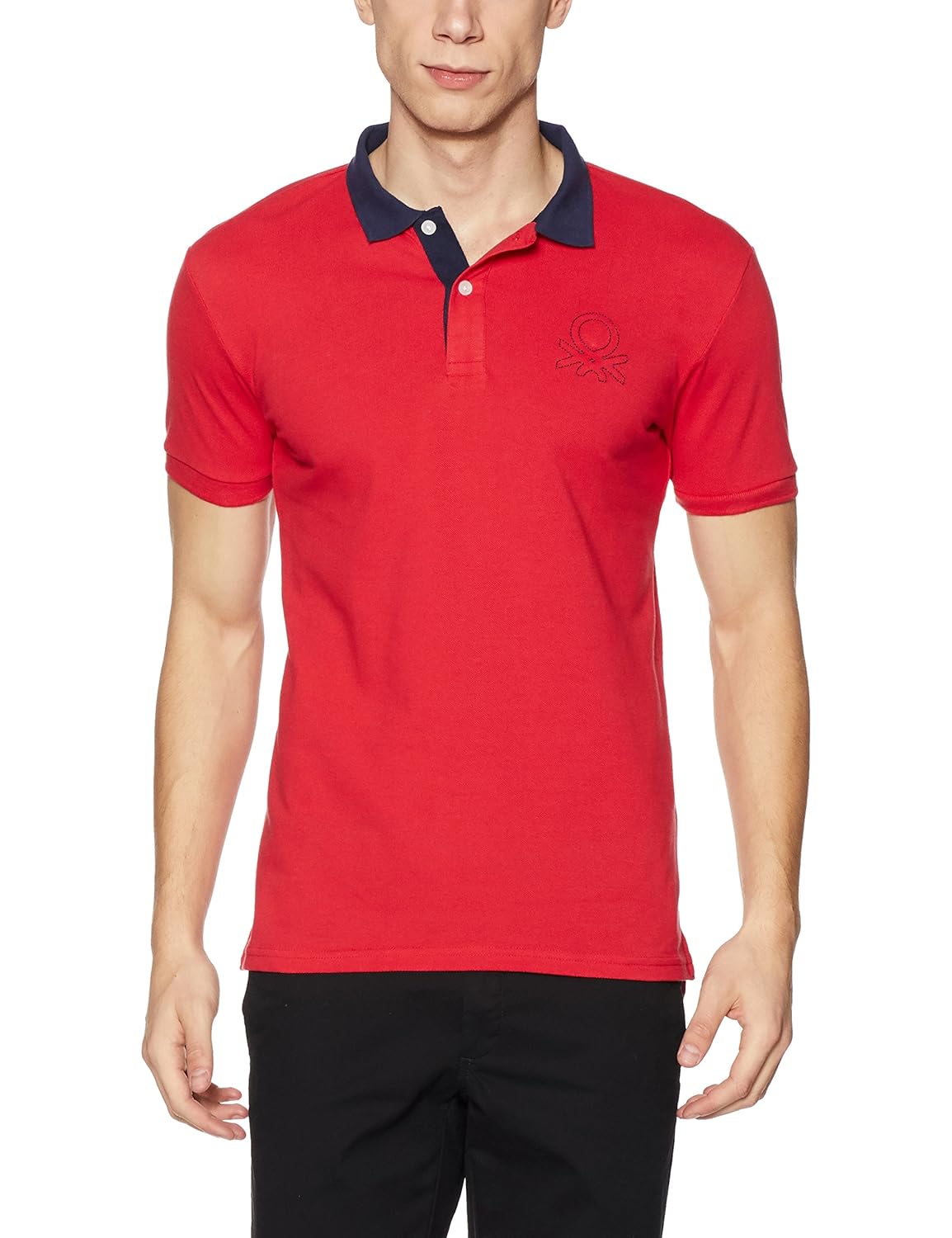 united colors of benetton men's solid regular fit cotton polo