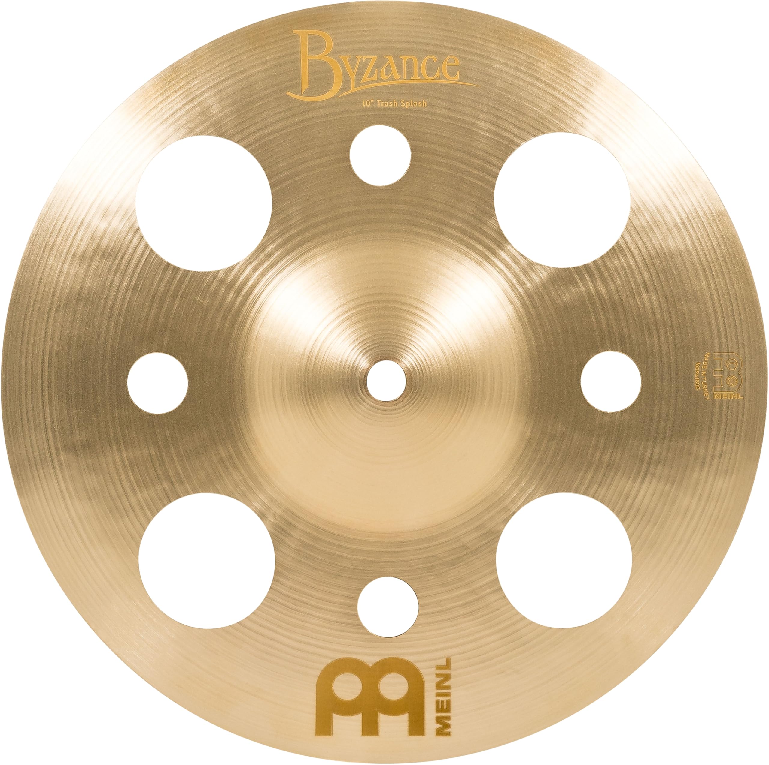 Meinl Cymbals Byzance Vintage Trash Splash Cymbal 10 inch (Video) for Drum Kit (25,40cm) B20 Bronze, Sandblasted Finish (B10TRS)