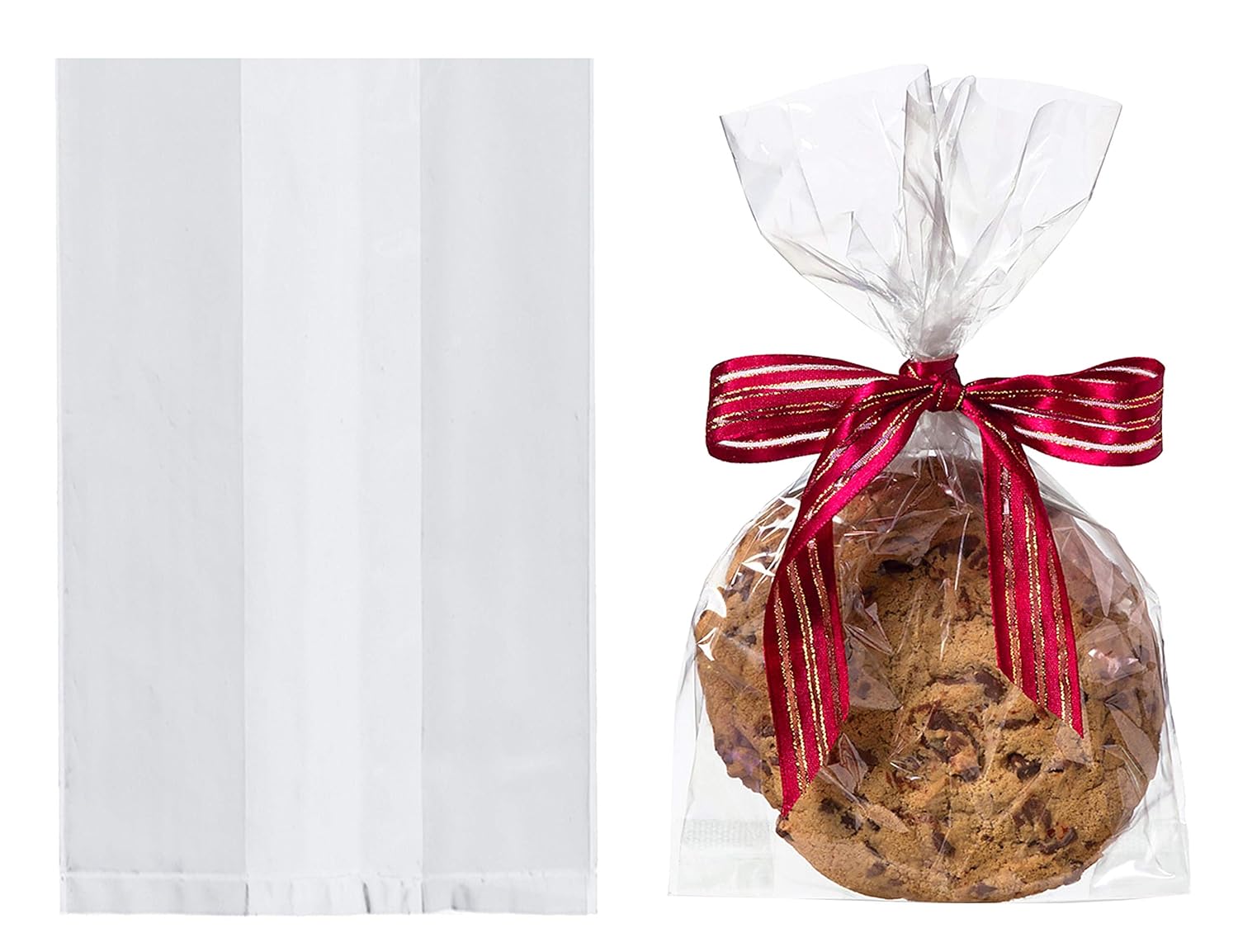 APQ Pack of 2000 Poly Bakery Bread Bags 4 x 2 x 8. Clear