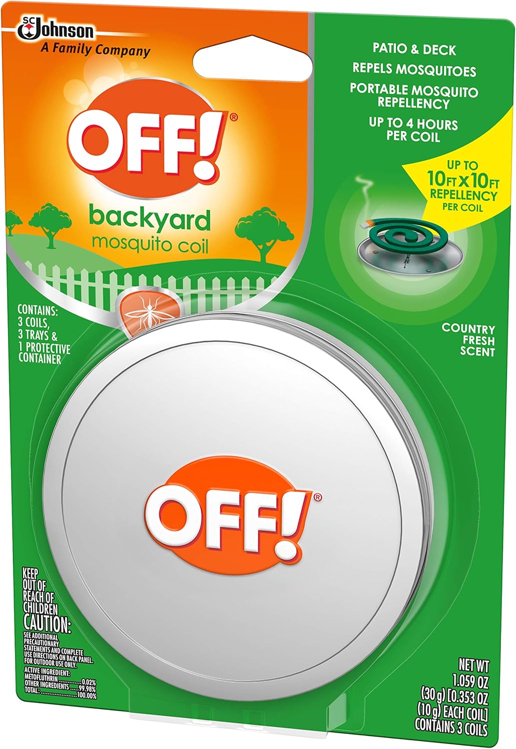 porch patio ct on Amazon Com Off Patio And Deck Coil Tin 1 Ct Pack 1 Lawn And Garden Tool Accessories Garden Outdoor