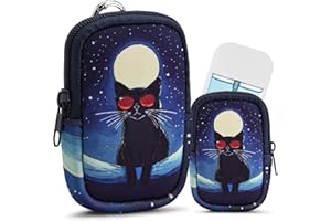 YagCu Cat Hand Sanitizer Spray Case, Compatible with Touchland Hand Sanitizer Mist Spray, Portable Holder, Mini Pouch, Zippered Pouch Case, Fashion Accessory with Snap Hook 1FL OZ