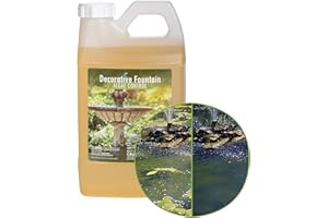 SANCO INDUSTRIES Fountain Algaecide and Clarifier - 64oz - Kills and Inhibits All Types of Algae Growth, Formulated for Small Ponds and Water Features, Treats up to 64,000 Gallons