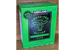 RAYKUSH ART Kirkland 95% Grass-fed Salted Butter 2lb (8oz x 4pcs)