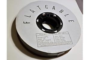 Pc Accessories - IDC Flat Ribbon Cable, 26 Wires 0.5" 1.27MM Pitch 26C 100 Feet Spool