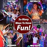 ZAIBIER Pack Of 6 Fibre Optic Wands For Kids 3 Modes Light Up 7 Colours view 3