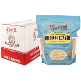 Bob's Red Mill Organic Old Fashioned Rolled Oats, 32oz (4 Pack)