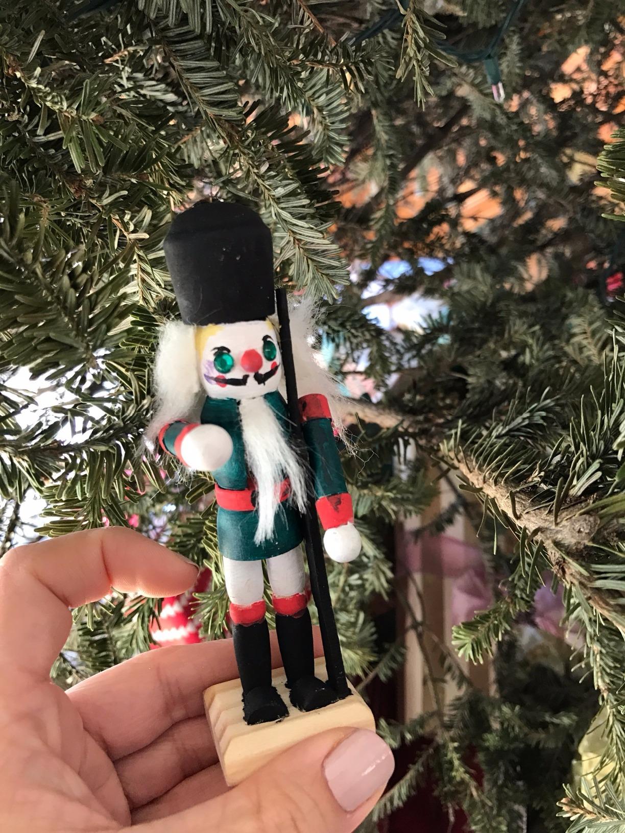 Set of 6 Unfinished Wooden Nutcrackers DIY Craft Kit 5 Inches