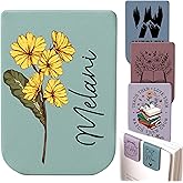 Personalized Magnetic Bookmark with Name, Custom Name Page Marker for Readers, Teachers, and Students, Floral and Botanical Design, Unique Gift for Book Lovers, Women, and Friends