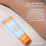 ISDIN Gel Cream SPF 30 250ml Cooling Hydrating Body Sunscreen Fast Absorbing view 4