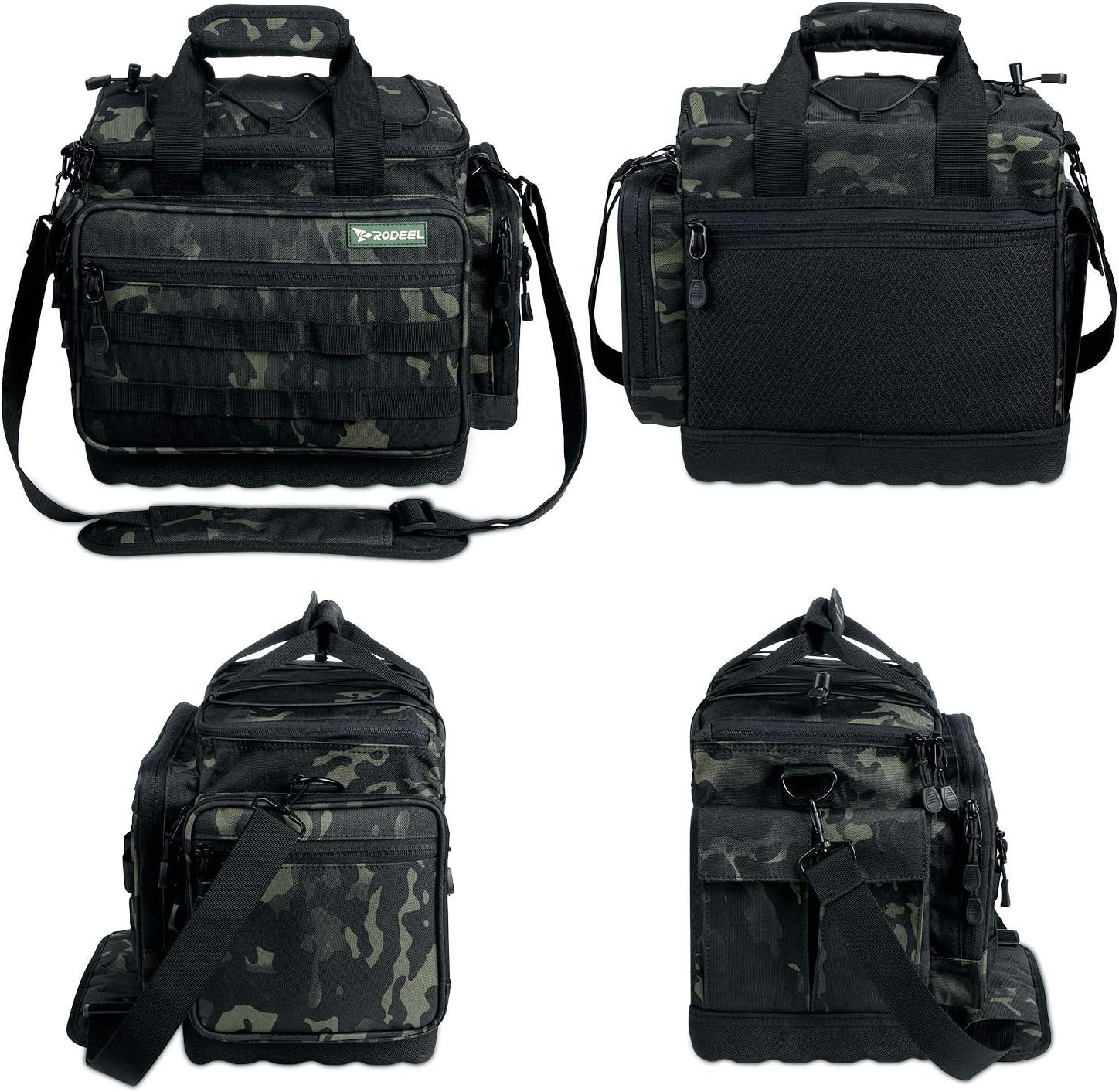 Rodeel Fishing Tackle Bags - Fishing Bags for Saltwater or Freshwater Fishing Without Trays : Sports & Outdoors