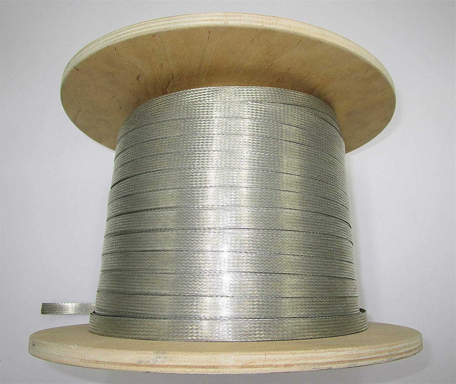 1" Wide | Flat Braid Tinned Copper Cable Wire Battery Ground Strap. More Length. Cut by Foot (100' FT)