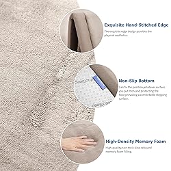 Baby Play Mat for Floor,1.3" Thick Memory Foam