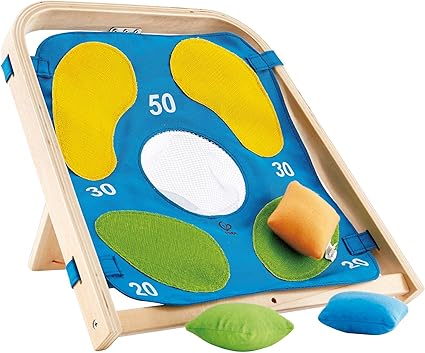 Hape Target Toss Game Kids Wooden Indoor/Outdoor Active Toddler Play