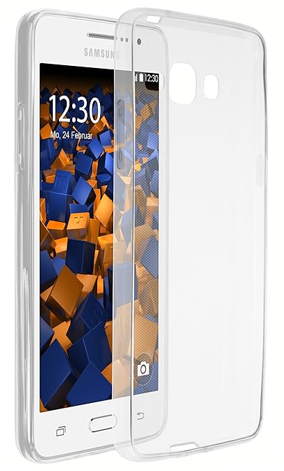 mumbi UltraSlim Hülle für Samsung Galaxy Grand Prime Schutzhülle transparent (Ultra Slim - 0.55 mm)