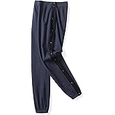 Chrisuno Women's Sweatpants Tear Away Joggers Athletic Workout Sweat Pants