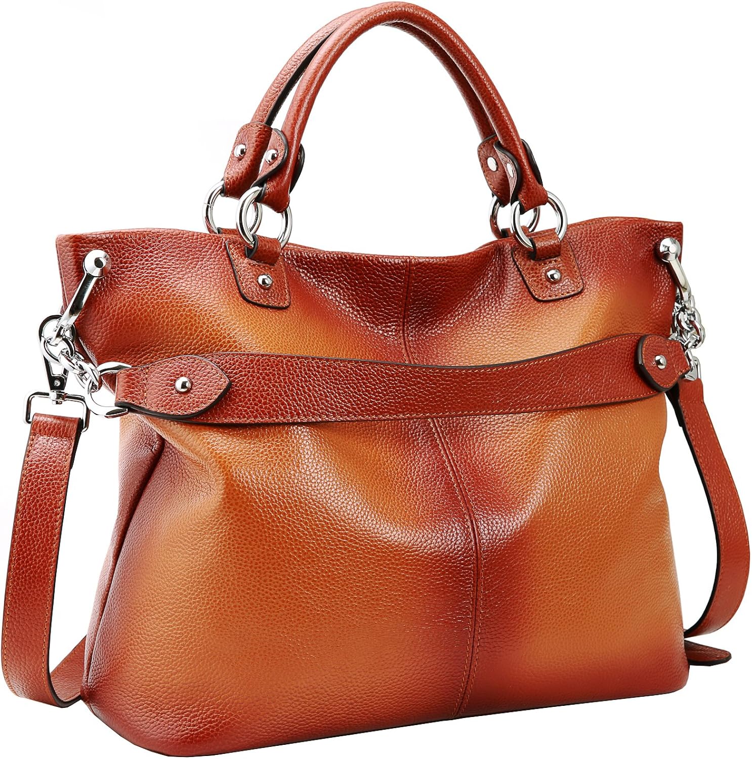 Heshe Women's Shoulder Handbag Tophandle Bag Cross Body Purse Satchel