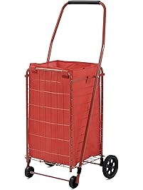 Sandusky FSC3012 Folding Shopping Cart, 66 lbs Capacity