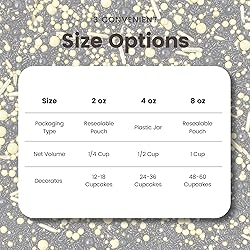 Sprinkle Pop Black Gold Sprinkle Mix| Black and