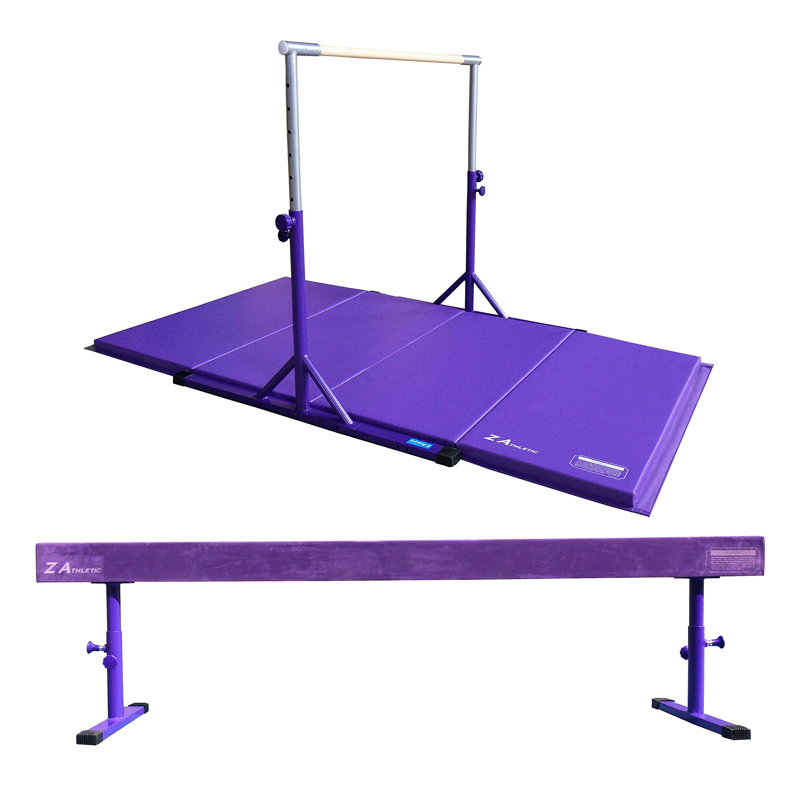 Buy Z Athletic Expandable Kip Bar for Gymnastics, 4ft x 8ft x 2in Mat