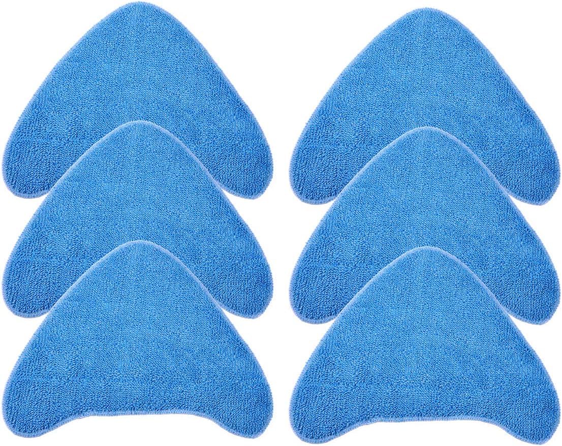 KEEPOW Vax Steam Mop Pads, Steam Mop Replacement Pads Compatible with Vax Steam Cleaner S86-SF-CC, S85-CM, S86-SF-C, S86-SF-P, S86-SF-T and More，6 Pack