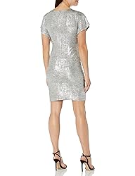 Vince Camuto Women's Foil Knit Flutter Sleeve