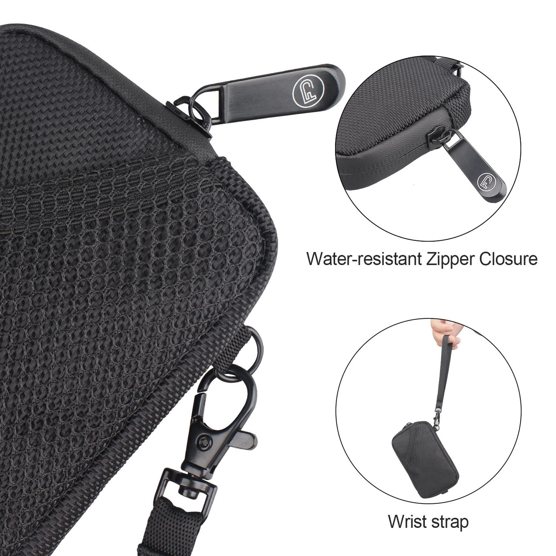 FIREDOG Smell Proof Pouch Bags for Travel Storage