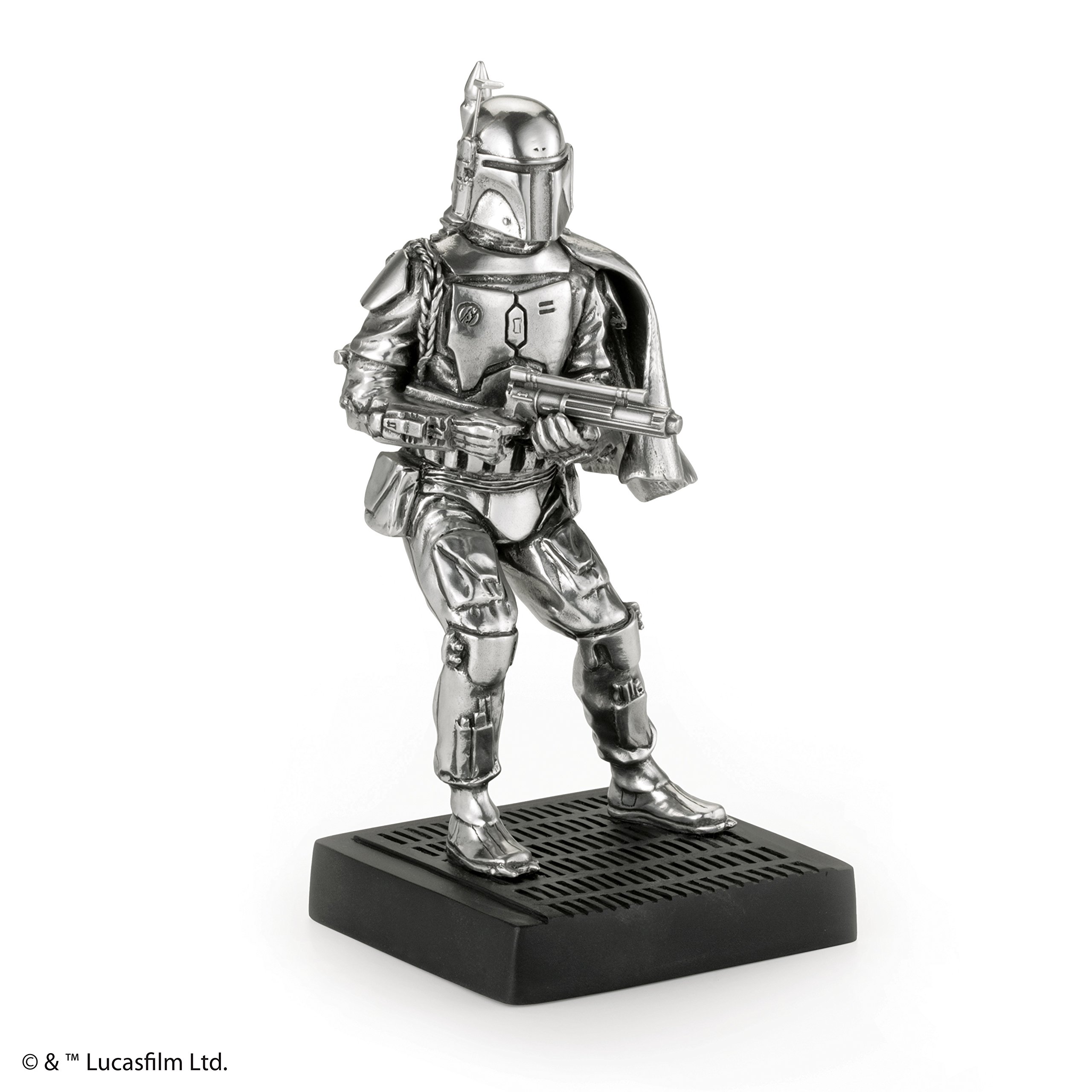 Royal Selangor Hand Finished Star Wars Collection Pewter Boba Fett Figurine