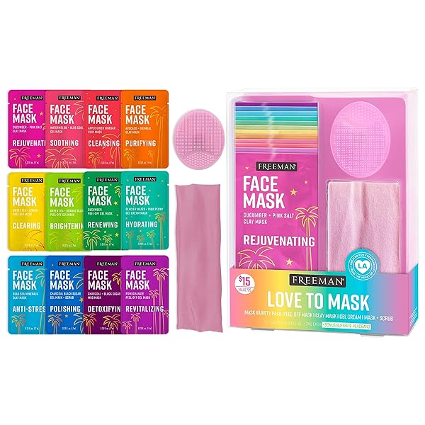 FREEMAN 14 PIECE LOVE TO MASK VARIETY PACK,...