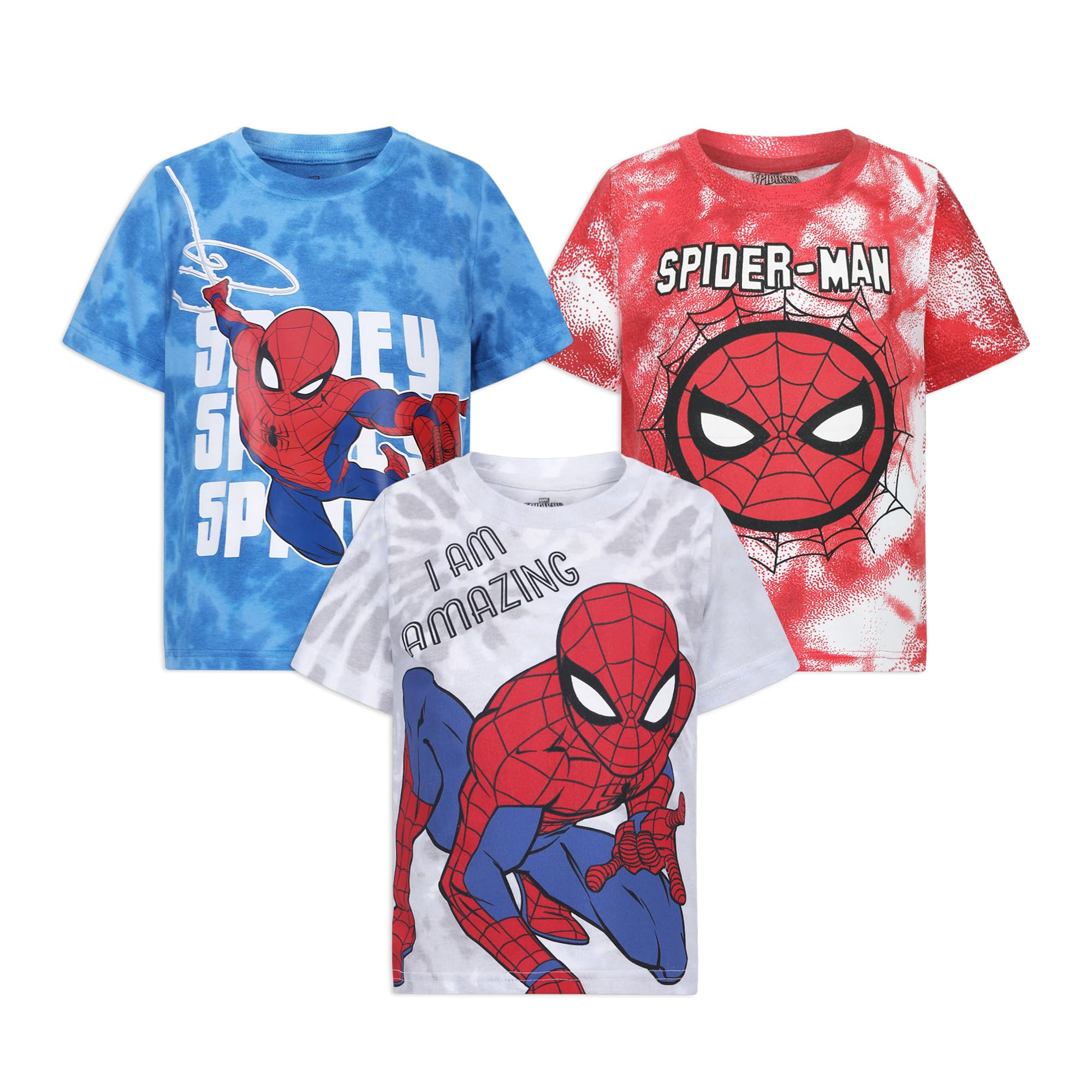 Spider-Man Boys Outfit Set - T-Shirt & Shorts Combo For Kids (Marvel Superhero Clothing)