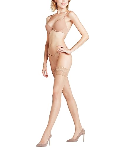 FALKE Damen Invisible Deluxe 8 Denier Ebenmäßiges, Luxuriöses Maschenbild Ultra-transparente Feinstrumpfhose
