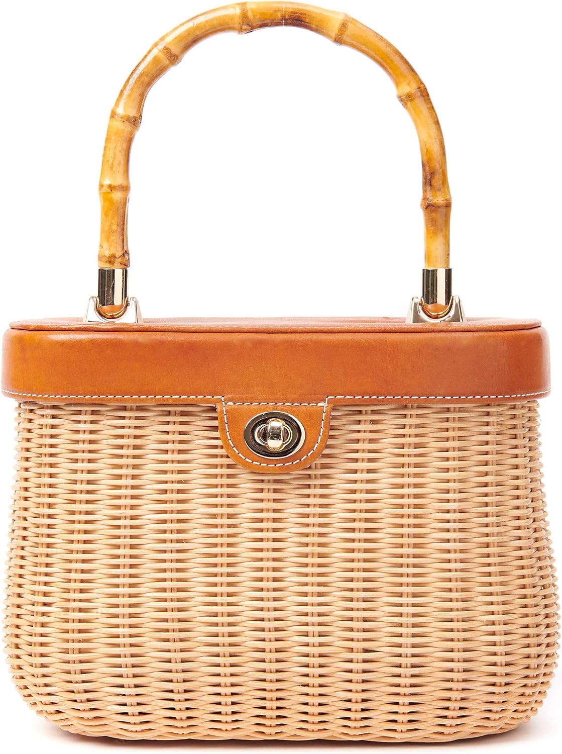 wicker handbag