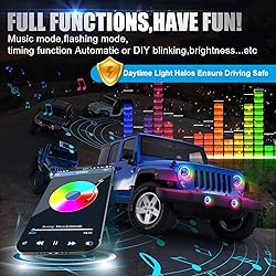 SUPAREE Round RGB 7 Inch LED Headlight Fog Lights