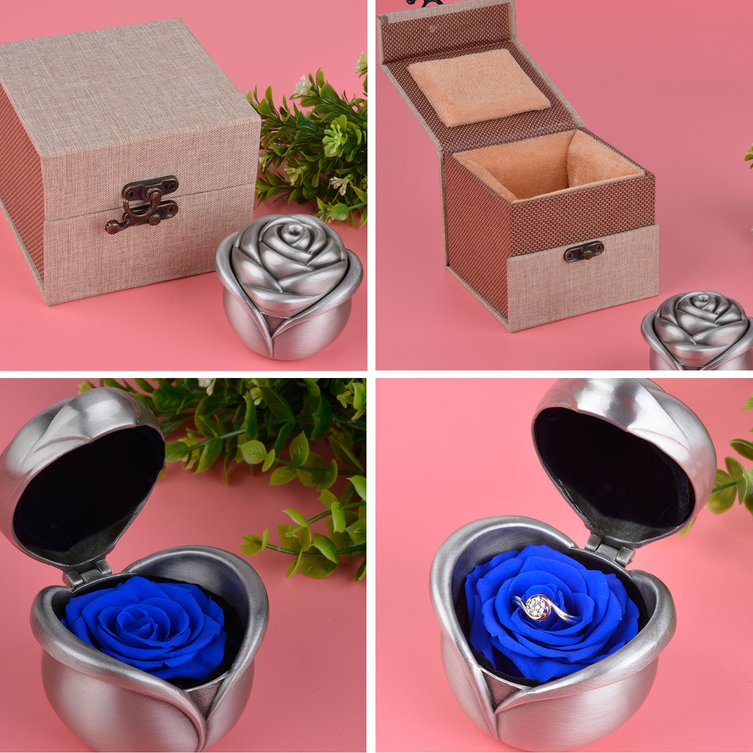 Preserved Rose Flower, Coxeer Forever Rose Never Withered Roses , Upscale Immortal Flowers, Fresh Roses, Eernal Life Flowers Proposal Wedding Birthday Valentines Day Gifts for Women Mom Gril Her