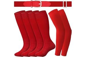 ROLVNHTV Baseball Belt and Socks Combo Softball Arm Sleeve UV Protection Compression Sleeves Adjustable Elastic Belt