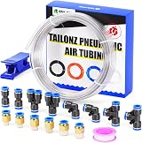 TAILONZ PNEUMATIC PU Air Hose 10mm OD 6.5mm ID 10m Kit 32.8ft