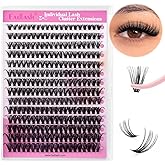 Lash Clusters Individual Lashes Cluster Mixed Tray D Curl Lash Clusters DIY Eyelash Extensions Individual Cluster Lashes Self