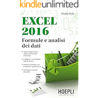 Scaricare Excel 2016: Formule e analisi dei dati PDF Gratis