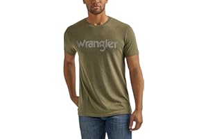 Wrangler Men's Western Crew Neck Short Sleeve Tee Shirt