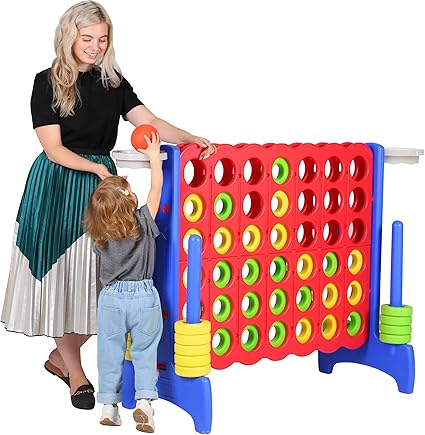 Amazon Com Giant Four In A Row 4 Feet Adults Yard Connect Game