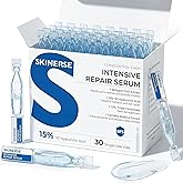 SKINERSE Intensive Repair Serum, 15%Hyaluronic Acid for Sensitive Skin Anti Aging Ultra Hydrating Serum for Face Calming Barrier Repair Redness Relief with Ceramides Centella 30Vials Daily Travel Care