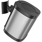 Ceiling Mount and Wall Mount Bracket for Sonos One, One SL, Play 1 Speaker Tilt & Swivel Adjustment Compatible with One SL, One, Play:1 Mounting Brackets, Black