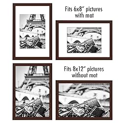 Americanflat 8x12 Picture Frame with Polished