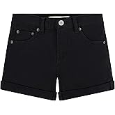 Levi's Girl's Girlfriend Fit Denim Shorty Shorts