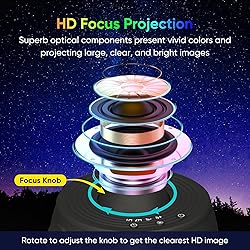 Galaxy Projector for Bedroom, HD Image Star