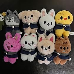 RHEETADA 8 PCS Skzoo Keychains Pilots Straykids