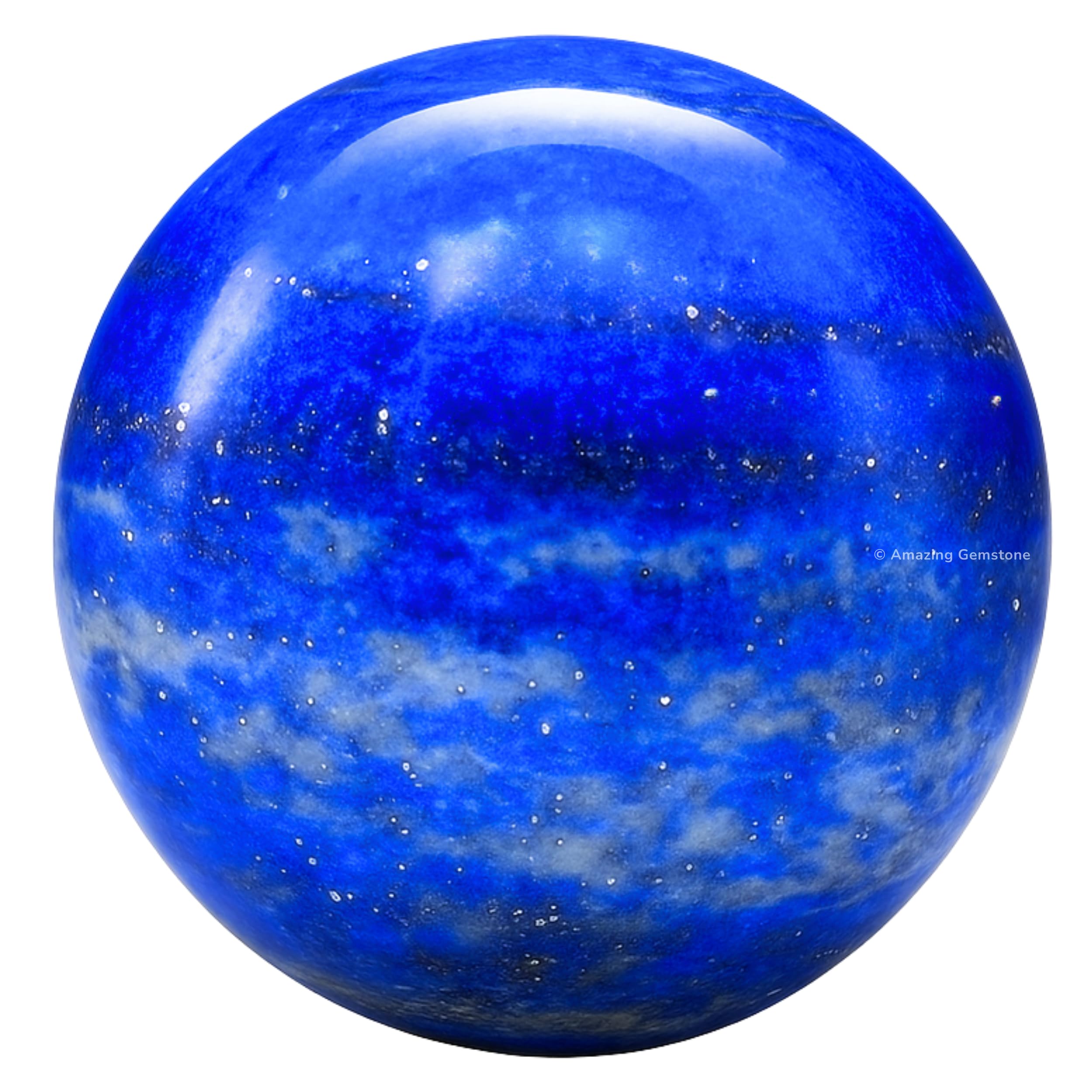Photo 1 of Amazing Gemstone Lapis Lazuli Crystal Ball - 1" Inches Crystal Sphere Meditation Balls for Witchcraft and Decorative Balls - Crystals and Healing Stones Beginners Gift (Pack of 1)
