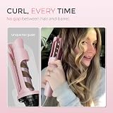 TYMO CURLPRO Automatic Rotating Curling Iron Pink 1 inch view 4